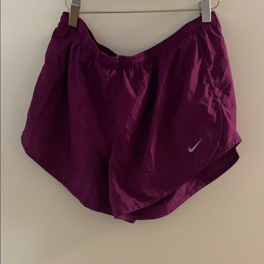 Purple Nike Shorts With Built In Liner